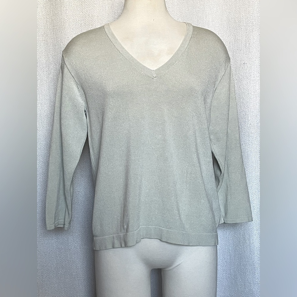 Linda Allard Ellen Tracy silk blend sweater